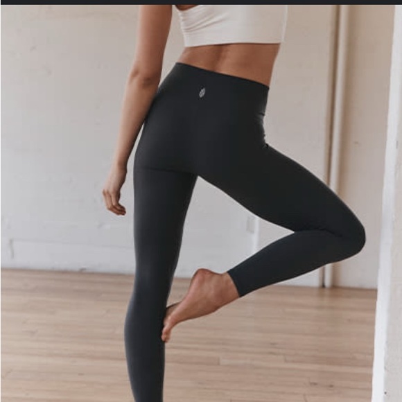 Free People Dark Gray Leggings - Picture 1 of 10